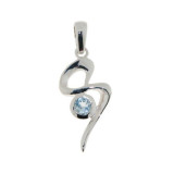 Topaze bleue / Argent 925