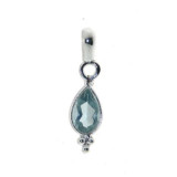 Topaze bleue / Argent 925