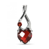 Grenat / Argent 925