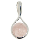 Quartz Rose / Argent 925