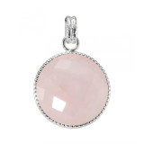 Quartz Rose / Argent 925