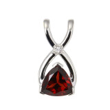 Grenat / Argent 925