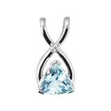 Topaze bleue / Argent 925