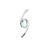 Topaze bleue / Argent 925