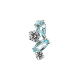 Topaze bleue / Argent 925