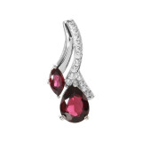 Grenat / Argent 925