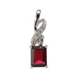 Grenat / Argent 925