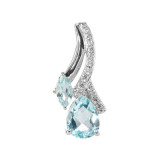 Topaze bleue / Argent 925