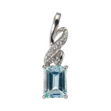 Topaze bleue / Argent 925