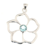 Topaze bleue / Argent 925