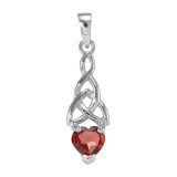 Grenat / Argent 925