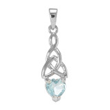 Topaze bleue / Argent 925