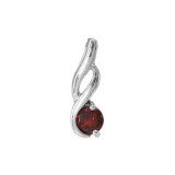 Grenat / Argent 925
