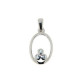Topaze bleue / Argent 925