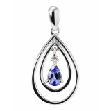 Tanzanite / Or Blanc 375
