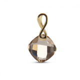 Quartz Fumé / Or Jaune 750