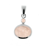 Quartz Rose / Argent 925