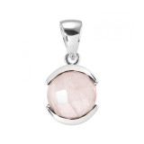 Quartz Rose / Argent 925