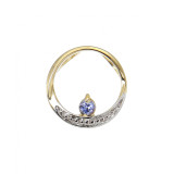 Tanzanite / Or Jaune 375