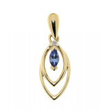 Tanzanite / Or Jaune 375
