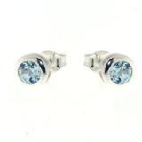 Topaze bleue / Argent 925