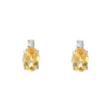 Citrine / Or Blanc 750
