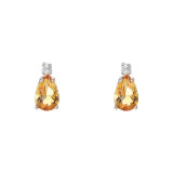 Citrine / Or Blanc 750