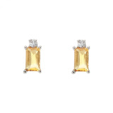 Citrine / Or Blanc 750
