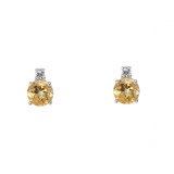 Citrine / Or Blanc 750