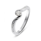 Diamant / Or Blanc 750