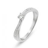 Diamant / Or Blanc 750