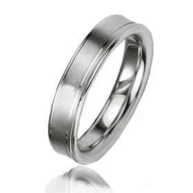  Alliance Prestige Argent 925 Platin&eacute; Largeur : 4.5mm 