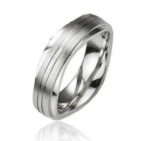  Alliance Prestige Argent 925 Platin&eacute; Largeur : 6mm 