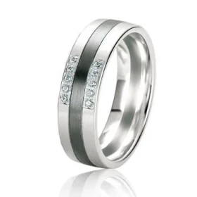  Alliance prestige Or 750. Largeur l alliance: 6mm Epaisseur du corps : 1.6 mm Poids diamant : 0.07 carat Qualit&eacute; D...