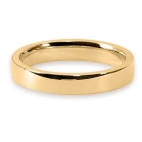  Alliance prestige or jaune Largeur : 3.5mm Face extérieure légèrement bombée Bords droits Intérieur parisien (bombé confo...