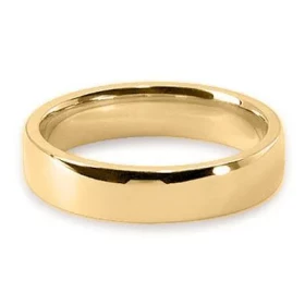 Alliance prestige or jaune Largeur : 4.5mm Face extérieure légèrement bombée Bords droits Intérieur parisien (bombé confo...