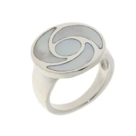 Bague Nacre, monture Argent 925