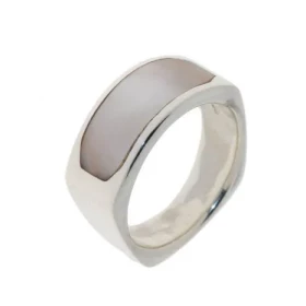 Bague Nacre, monture Argent 925