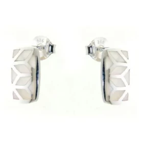 Boucles d oreilles Argent 925 Nacre Dimensions du motif : 14 x 8mm 