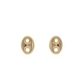 Boucles d oreilles grains café Or Jaune 750 Dimensions du motif : 8x6mm