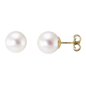 Boucles d oreilles Or Jaune 750 Perles Akoya Diamètre des perles : 8 à 8.5mm Système fermeture : poussettes Perles Grade ...