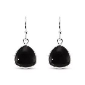 Boucles d oreilles Pendantes Argent 925 Onyx Triangulaire 10mm Ces boucles d oreilles pendantes sont serties pierres forme...