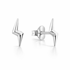 Boucles d oreilles puces argent 925 forme d éclair Dimension : 3x8mm Système d attache : poussette belge