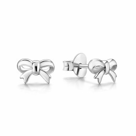 Boucles d oreilles puces argent 925 forme nœud Dimension : 7,4x5mm Système d attache : poussette belge