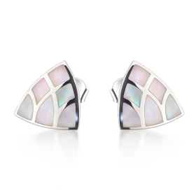 Boucles d oreilles Argent 925 Nacre Dimensions du motif : 14 x 14mm 