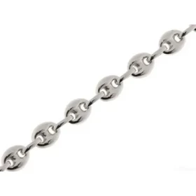 Bracelet grains café Argent 925 Largeur maille grains café : 5.6mm Longueur du bracelet : 19cm