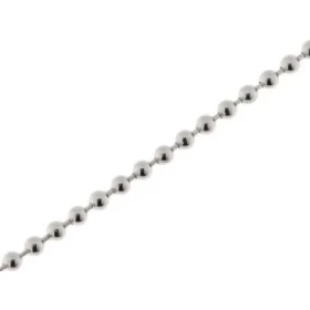  Bracelet Argent 925 maille boules largeur 3mm, longueur 18cm 