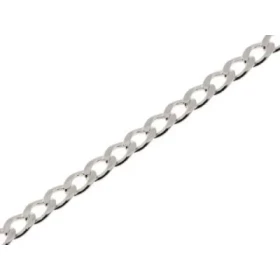 Bracelet Argent Maille Gourmette Largeur maille : 3.6mm Longueur du bracelet : 18cm 