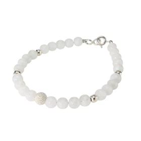 Bracelet Labradorite 6mm Argent Ce bracelet est composé pierres 6mm, 4 perles facettées Argent 4mm diamètre d une perle ar...