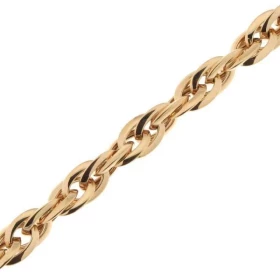 Bracelet maille Fantaisie Or Jaune 375 Longueur : 19 cm Largeur maille : 7,5mm 